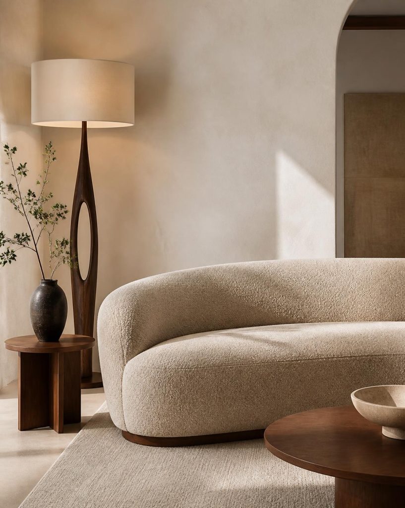 Statement living room sofa design